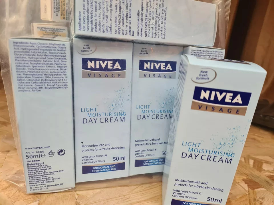 6 x Nivea Visage Light Moisturising Day Cream 50ml