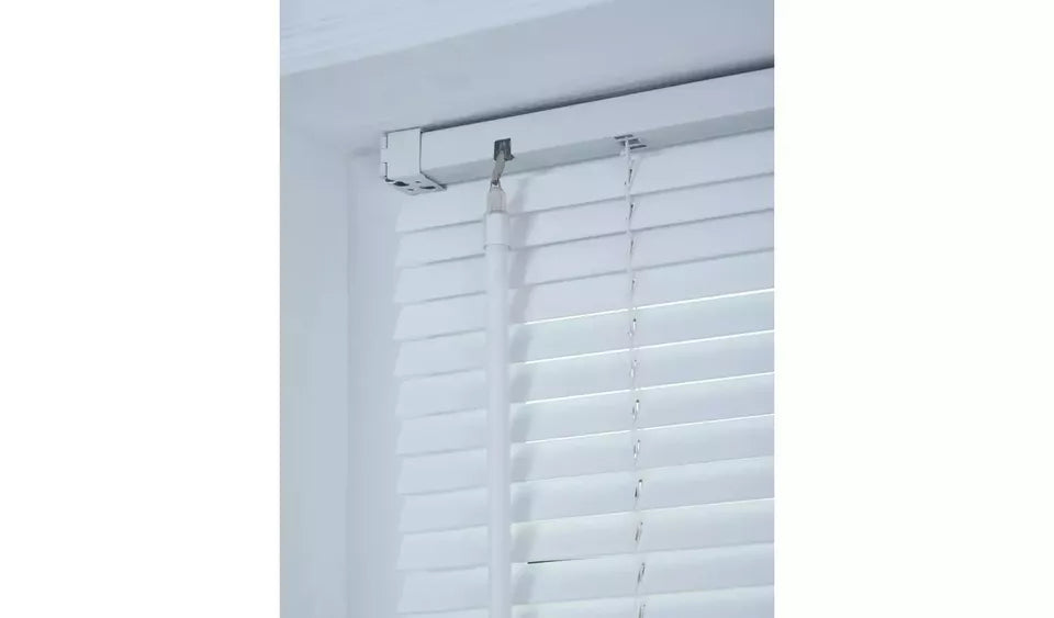 Little Black Book 25mm Venetian Blind - White - 60x130cm