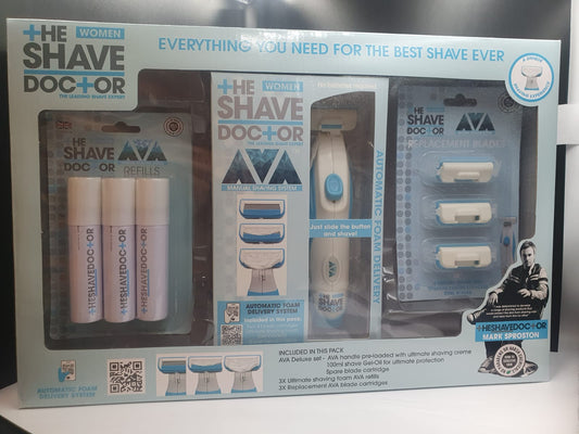 The Shave Doctor Women's AVA Deluxe Shaving Gift Set